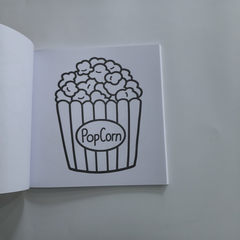 Libro para colorear de aliment - Food And Snacks Coloring Book reseña y precio