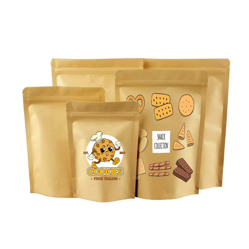 Bolsas de Embalaje Impresas Pe - Food Snacks Logos reseña y precio