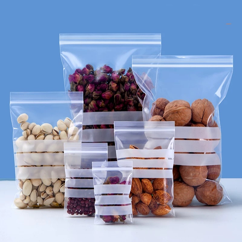 Paquete de 200 Bolsas de Plást - Snacks Food Labels reseña y precio