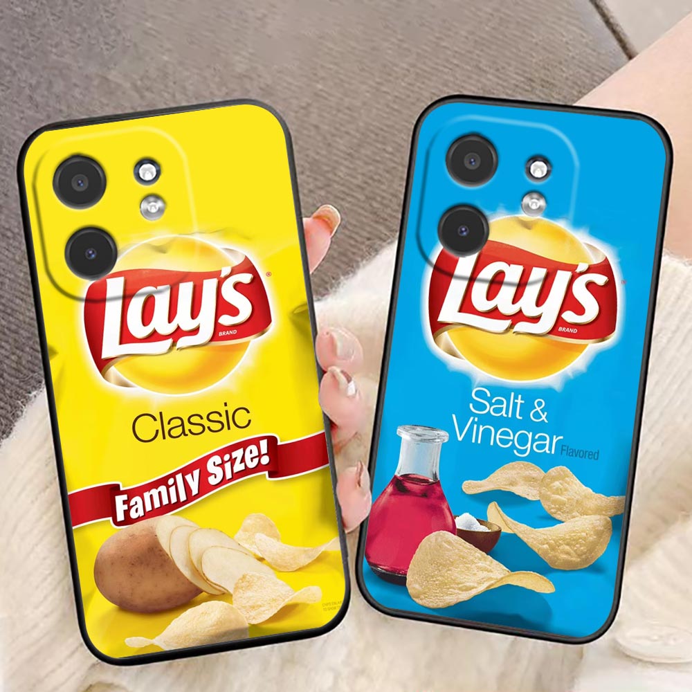 Funda para Teléfono con Diseño - Food Snacks Logos reseña y precio