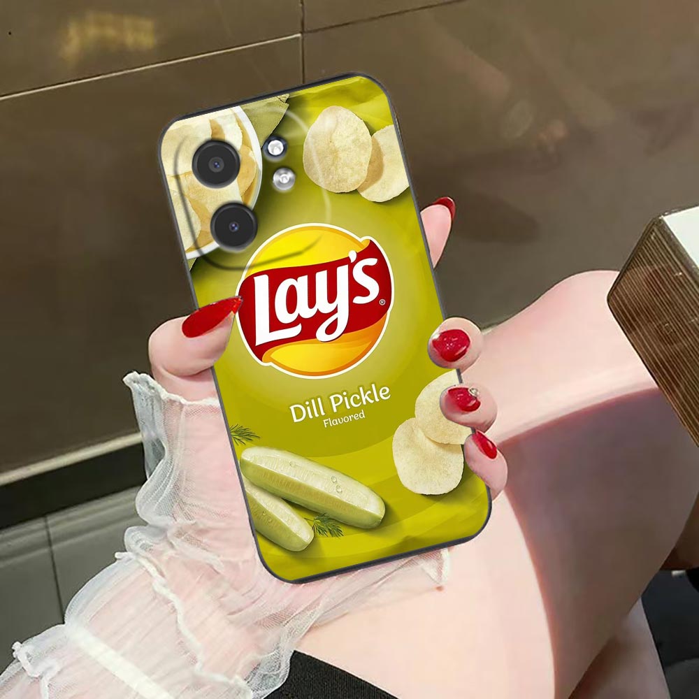 Funda para Teléfono con Diseño - Food Snacks Logos reseña y precio