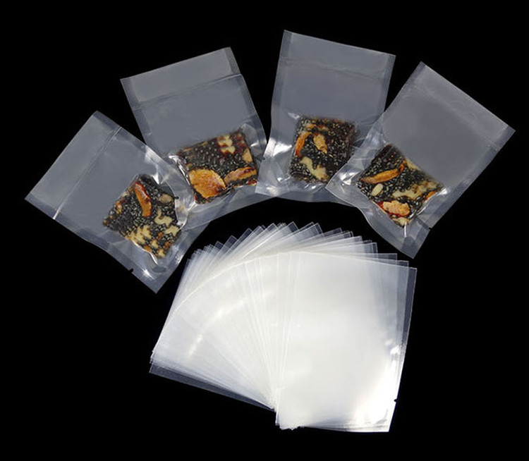 100 Bolsas de Plástico Transpa - Food Snacks Logos reseña y precio