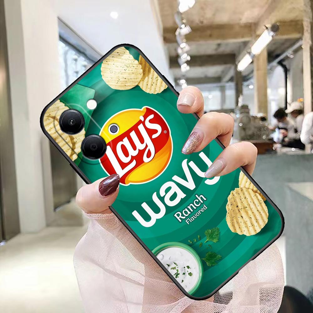 Funda de teléfono para VIVO Y4 - Food Snacks Logos reseña y precio
